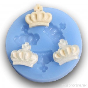 Yunko Silicone 3d Imperial Crown Fondant Silicone Sugar Craft Molds DIY Cake Decorating - B00K6YE8OO